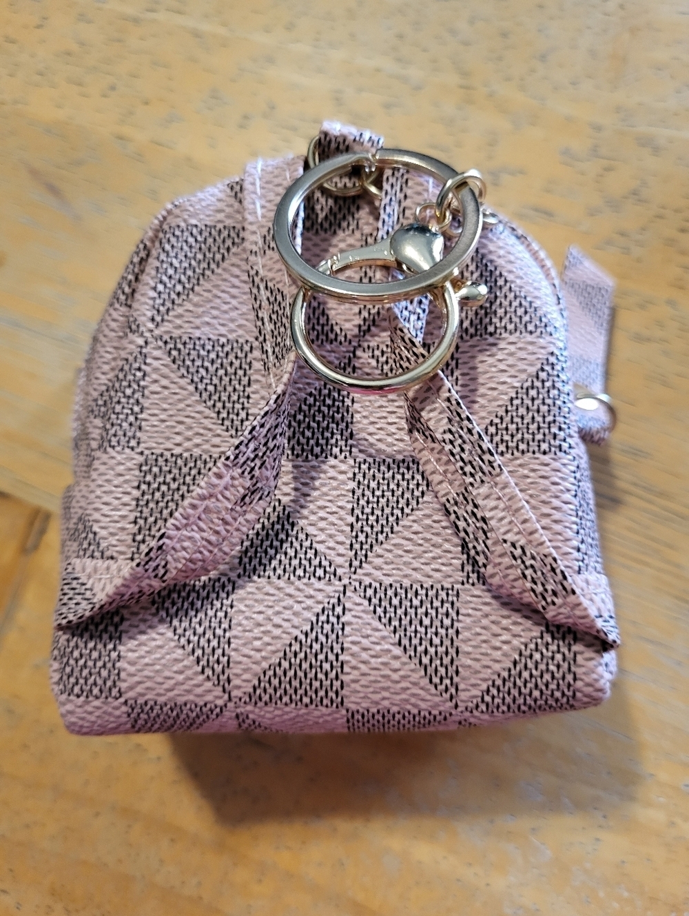 Pink Owl Coin Purse with Studded Eyes - Picture 2 of 2